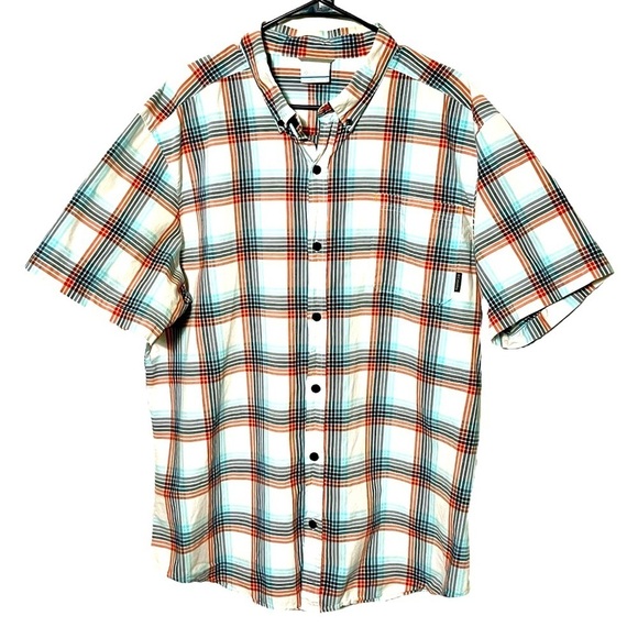 Columbia Other - Columbia Plaid Button Down Shirt Size X Large
